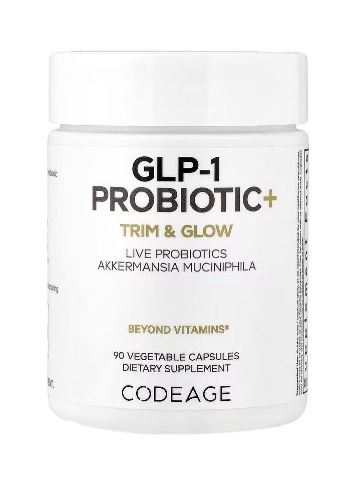 Codeage GLP-1 Probiotic+, 90 Vegetable Capsules