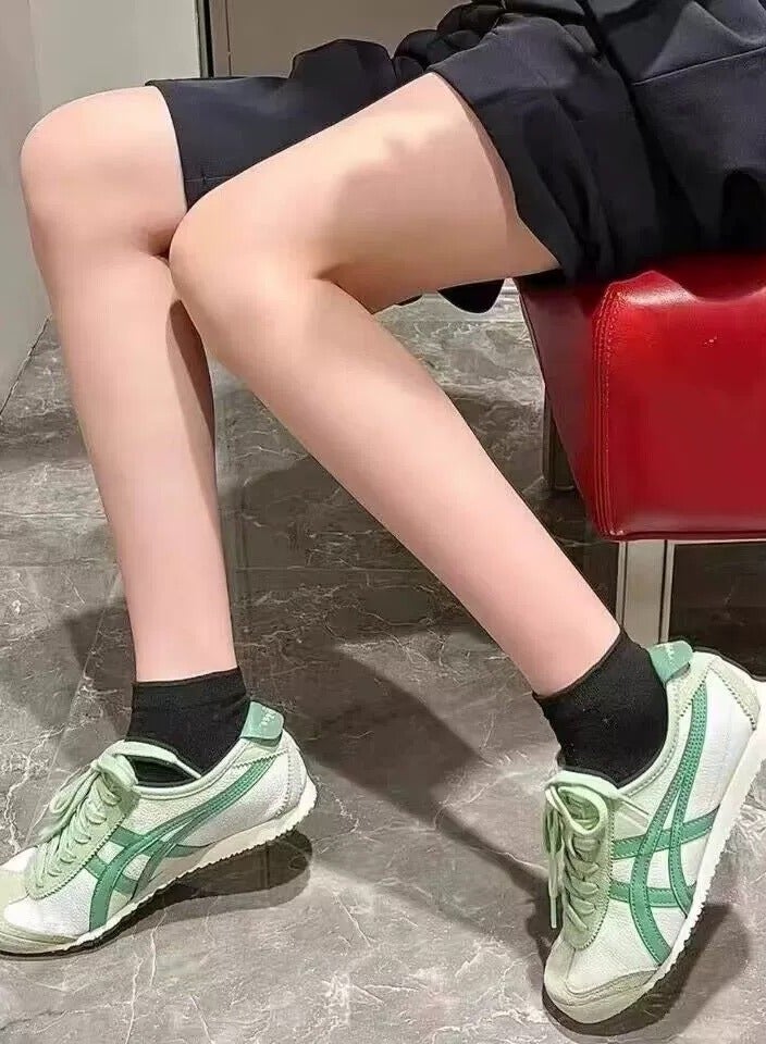 Onitsuka Tiger Onitsuka Tiger white and green stitched casual shoes, trendy and versatile, unlocking the perfect fusion of sports and fashion  - Image 2