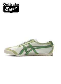 Onitsuka Tiger Onitsuka Tiger white and green stitched casual shoes, trendy and versatile, unlocking the perfect fusion of sports and fashion  - Image 1
