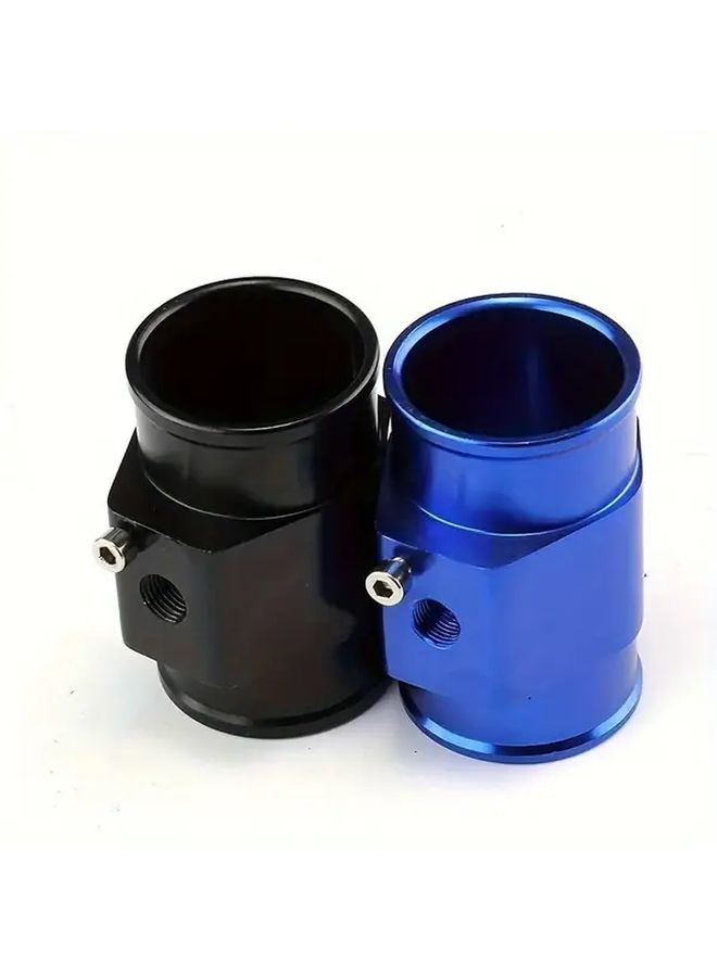 Blue Aluminum Water Temp Sensor Adapter 28-40mm Universal Radiator Hose Clamps - Image 5