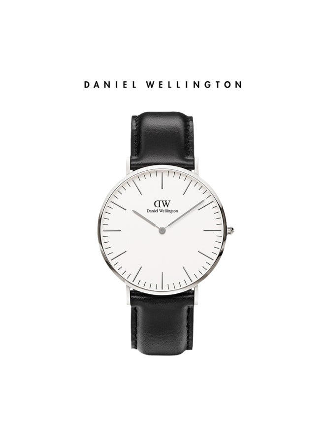 Daniel Wellington Dw Watch For Men, Simple Leather Strap Wristwatch, Ultra-thin Quartz Watch, Fashionable Western-style Watch, Birthday Gift, Dw00100020 - Image 1
