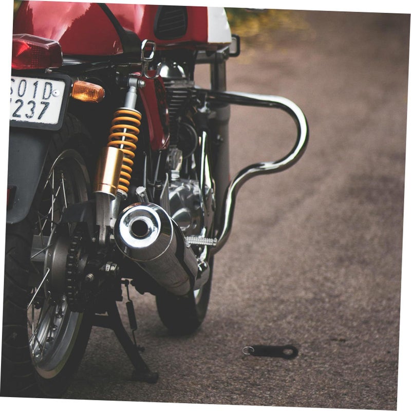 Motorcycle Steel Bell Hanger Keychain With Carabiner For Bikers Gym Bag Luggage - Image 5