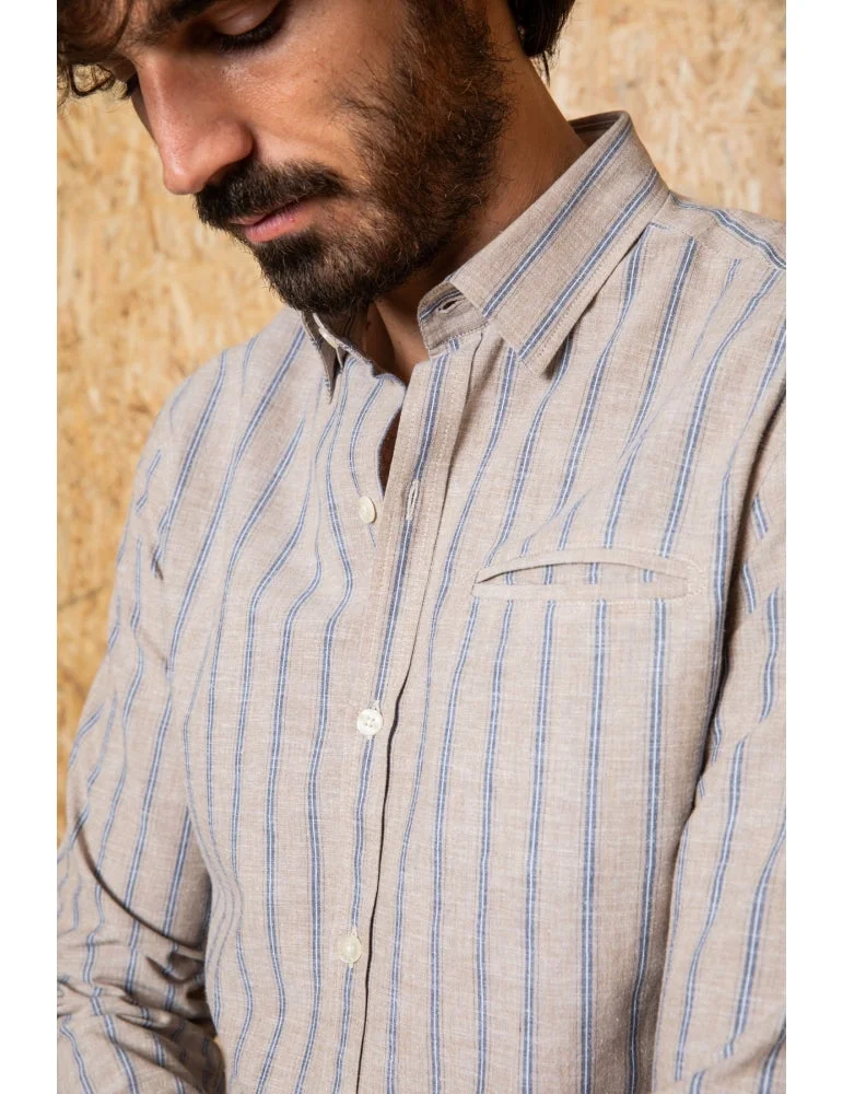 Jaqk W. Faro - Beige Shirt 100% Cotton