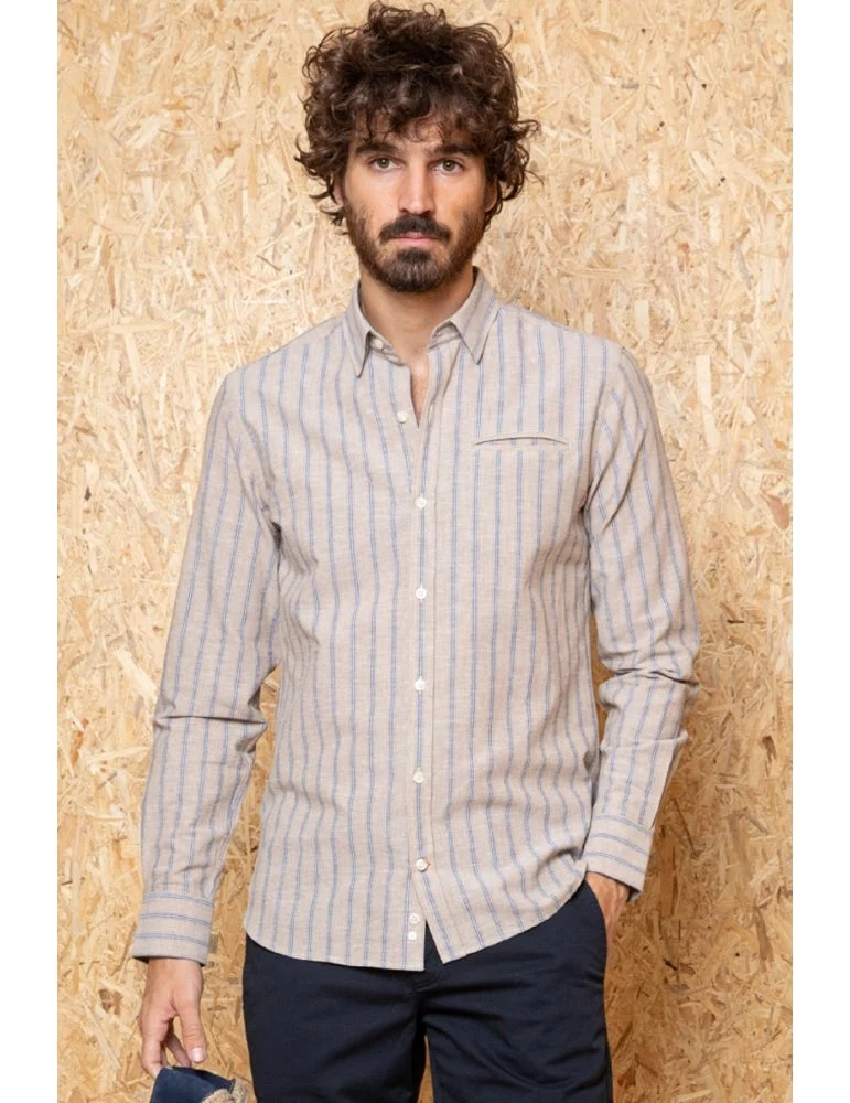 Jaqk W. Faro - Beige Shirt 100% Cotton