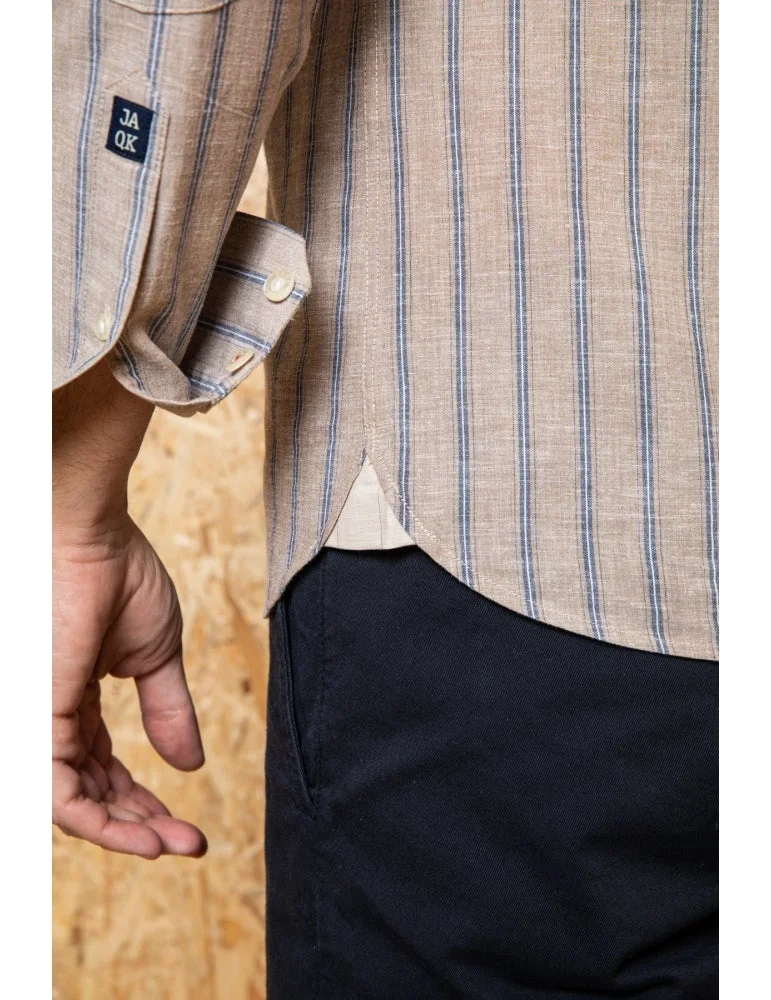 Jaqk W. Faro - Beige Shirt 100% Cotton
