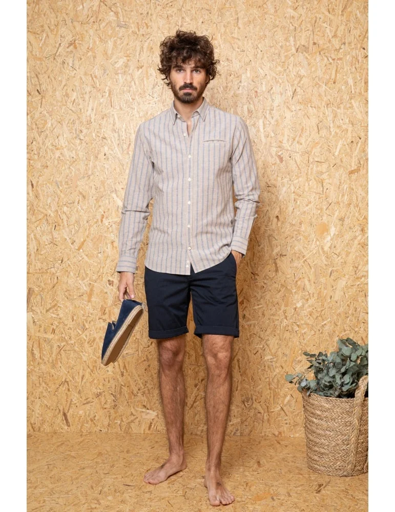 Jaqk W. Faro - Beige Shirt 100% Cotton