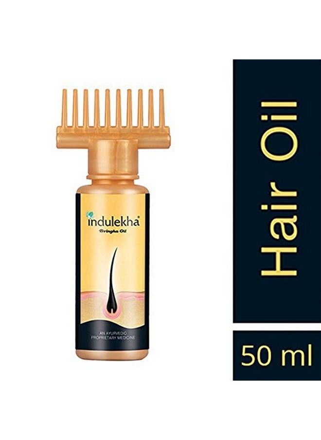INDULEKHA - Bhringa Hair Oil 50Ml Pack Of 2 - Image 1
