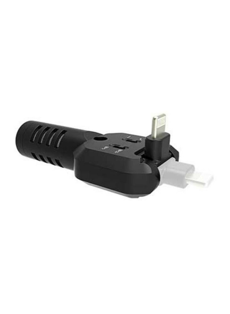 CKMOVA Flexible Compact Condenser Microphone Lightning Connector 180 Rotation Black - Image 4