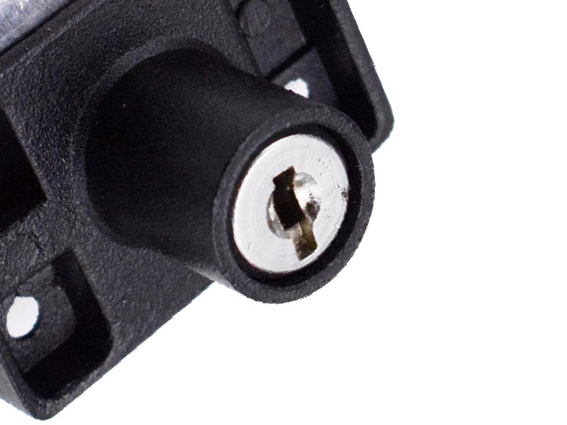 RAB Drawer Locks Multipurpose for Drawer/Cupboard/Furniture Lock/Wardrobe (Code:- Lock Multi IGO with 2 Keys, Finish:- Black)(Pack of:- 1 PCS) - Image 4