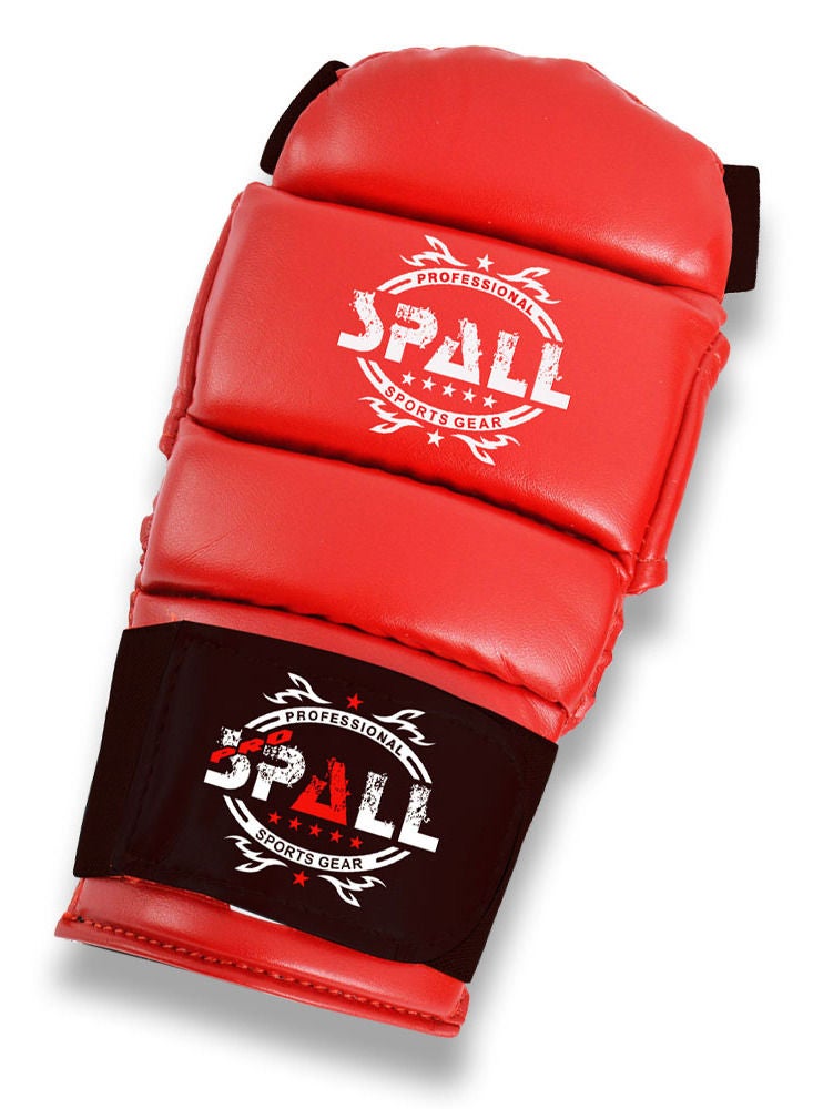 Spall Jiu Jitsu Gloves For Men And Women Punching Bag Karate Half Finger Mma Boxing Kickboxing Taekwondo Sparring Leather Material Gloves - Image 2