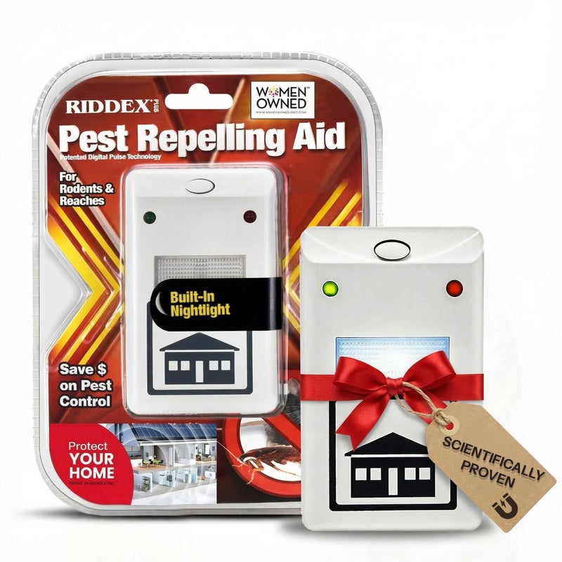 RIDDEX Plus Insect Repellent | Plug in, Mouse Deterrent - Pest Control for Defense Against Rats, Mice, Roaches, Bugs and Insects | Control Pests with No Toxins | White - Image 1