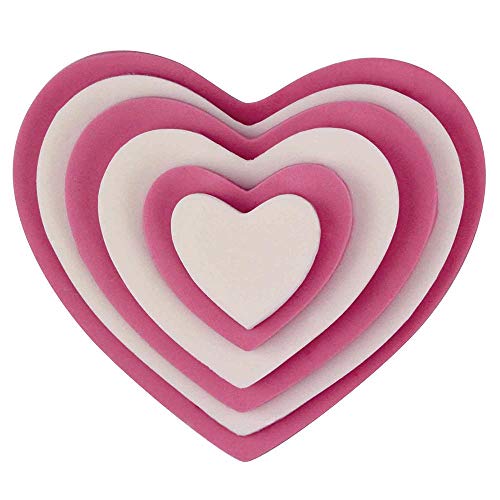 PME Heart Cutters, for Cake Decorating, Set of 6 - Image 3