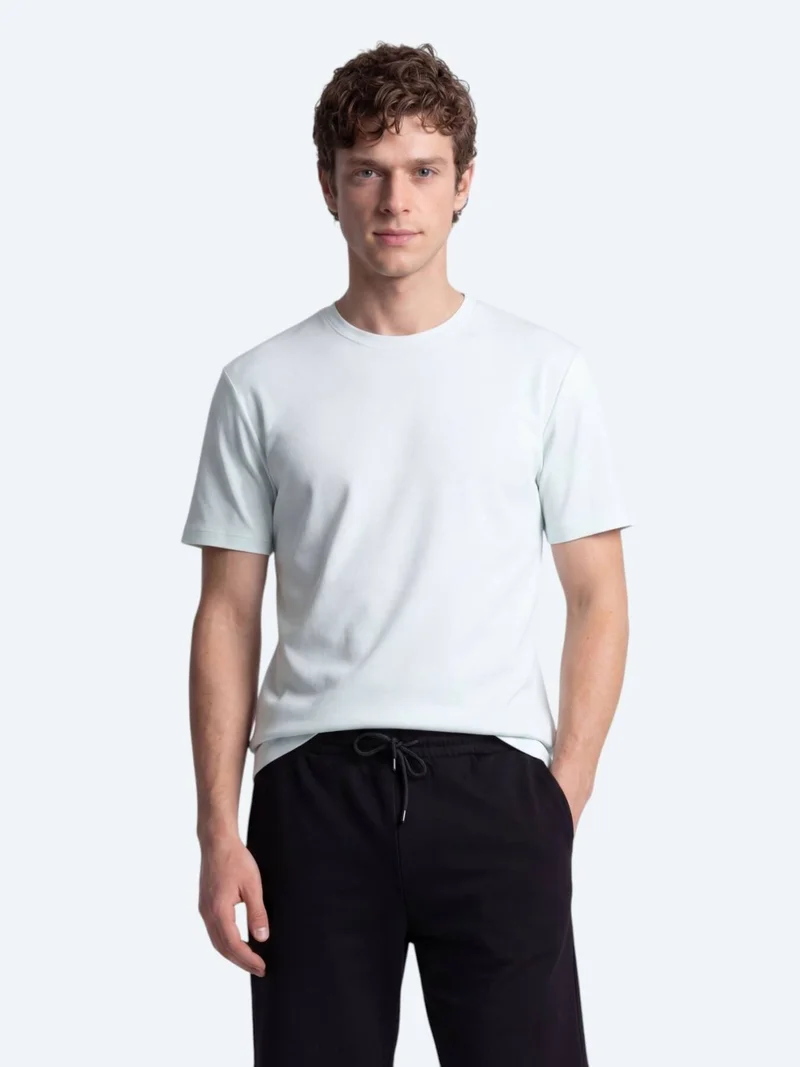 Kip Ecru Plain T-Shirt