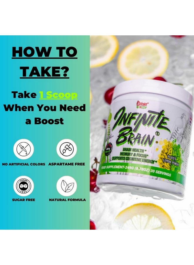Psycho Pharma. Infinite Brain Nootropic Game Changer. Compete Win (Mozart's Passion Mango, 30 Serving) - Image 5