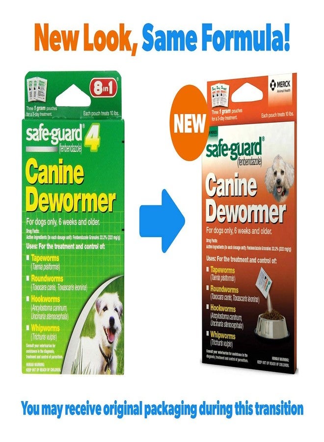 8 إن1 دواء Safe-Guard 4 المضاد للديدان 8 في 1 للكلاب الصغيرة - Image 3