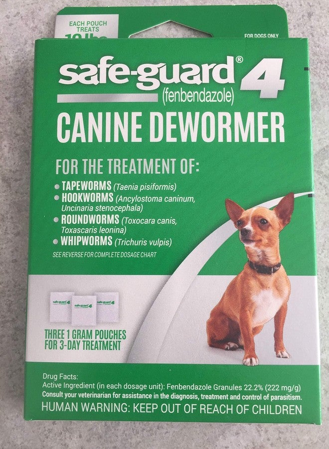 8 إن1 دواء Safe-Guard 4 المضاد للديدان 8 في 1 للكلاب الصغيرة - Image 1