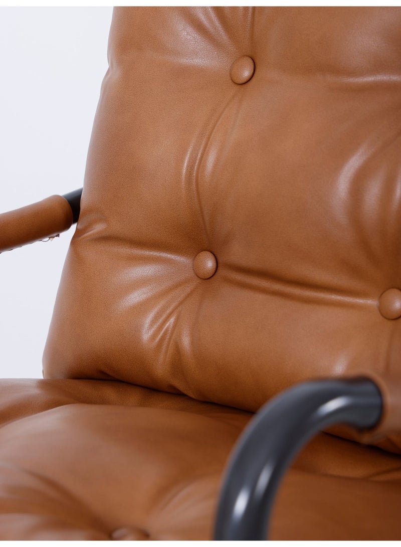 DGL Comfortable PU Leather Chair with Metal Frame，dinning chair， Easy to Assemble and Detach for Ultimate Relaxation - Image 4