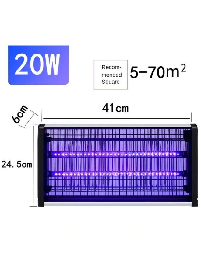 Generic 20W LED Electric Mosquito Zapper Indoor And Outdoor Flying Fly Insect Killer Lamp Bug And Pest Trap Pest Repeller Repellent Traps Eliminator Catcher Lure Zapper Kills Mosquito  - Image 1
