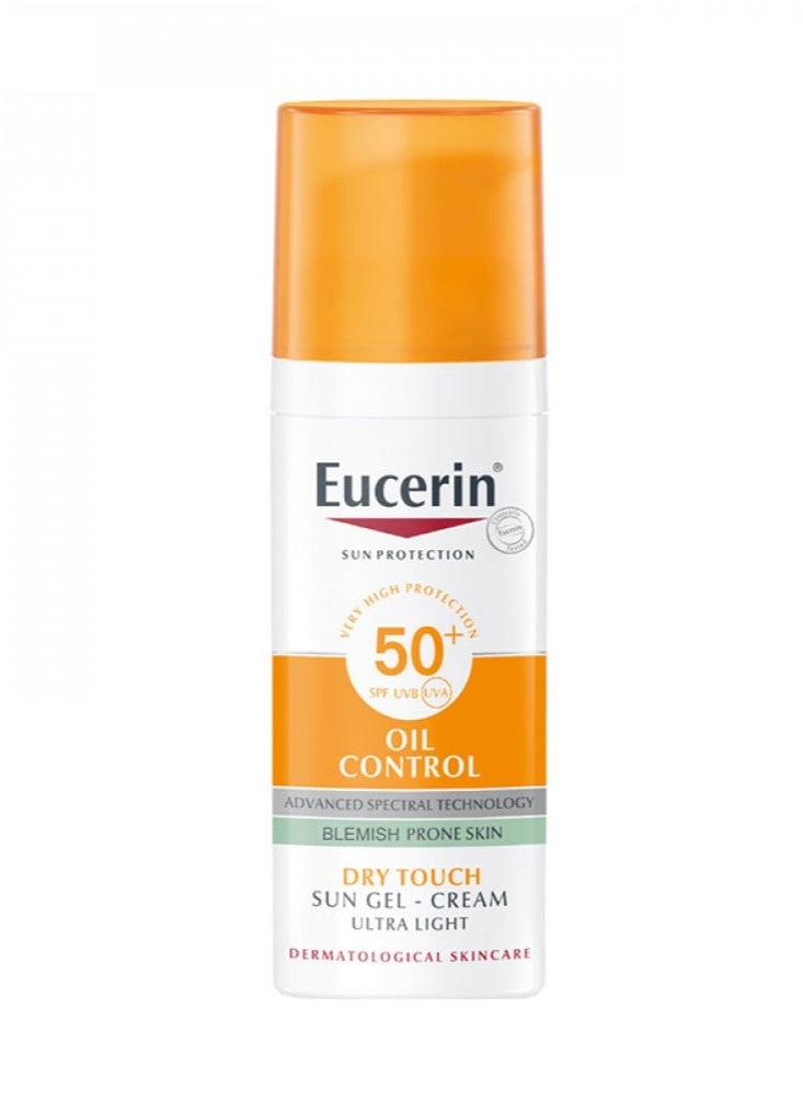 Eucerin Eucerin Sun Gel-Cream SPF-50+ for Oily and Acne-prone Skin 50ml  - Image 2