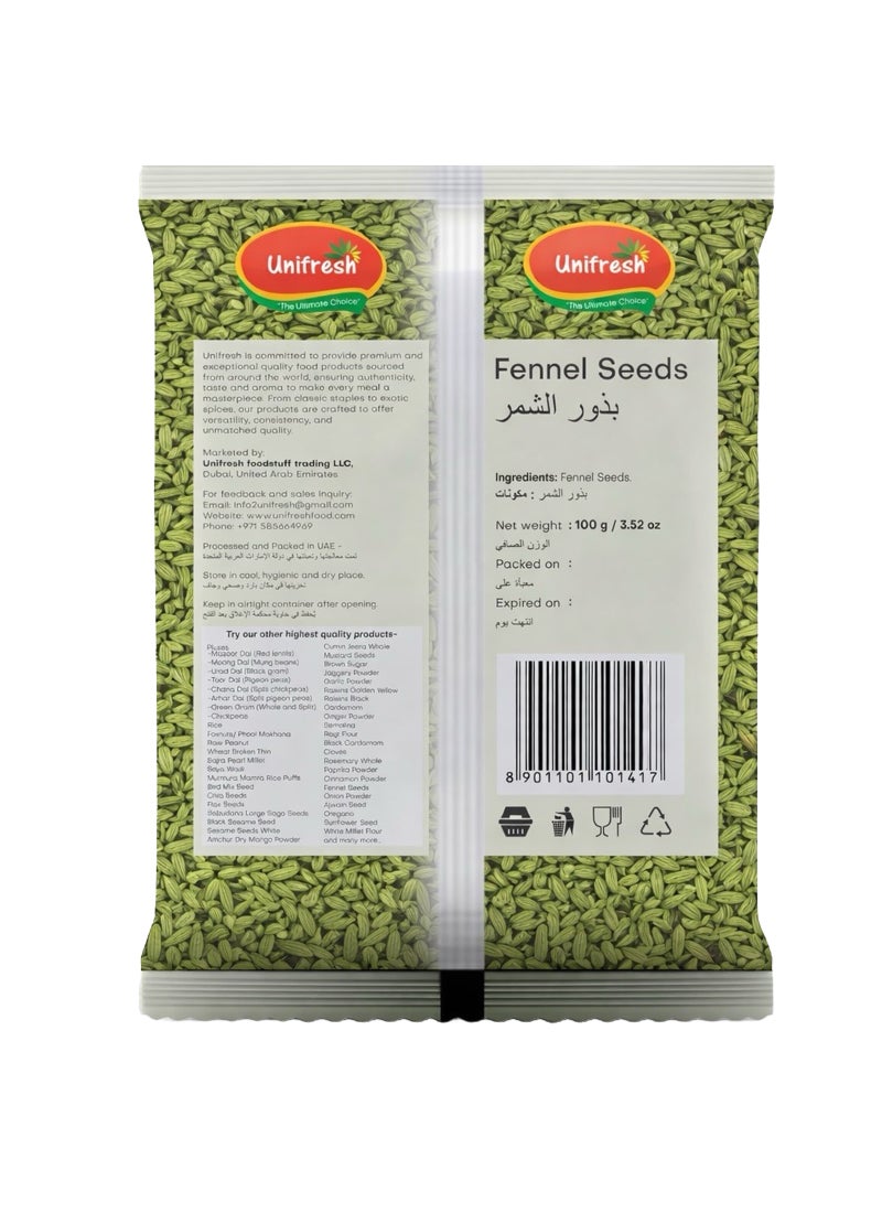 Unifresh Fennel Seeds 100g - Image 2