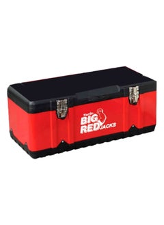 TORIN Heavy Duty Steel and Plastic Tool Box with Clasp Lock Red and Black 20.3 x 47 x 23.8 cm TRJF-3015N  - Image 2