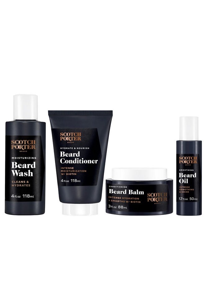 Beard Kit - Cleanse, Moisturize, Soothe & Style Coarse, Dry Beard Hair While Encouraging Growth For A Fuller/Healthier-Looking Beard - Includes Wash, Conditioner, Serum & Balm - pzsku/Z115A3630BD8D0A74CE9DZ/45/_/1734183127/9c8d44e5-8cdf-4189-a7e9-8ded691f1602