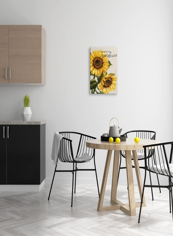 Stupell Industries You Are My Sunshine Vivid Sunflower Blossoms Canvas Wall Art, Design By Conrad Knutsen - Image 2