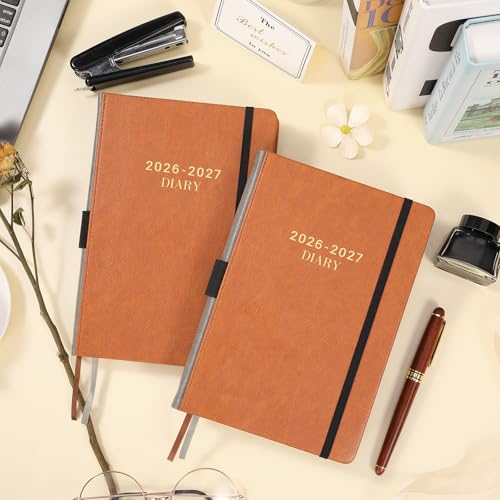 Lemome 2026-2027 Diary - Daily Planner 2026-2027, July 2026 - June 2027 Appointment Book, 5.75" x 8.5", Hourly Planner with Tabs/Pen Loop/Bookmarks - Image 2