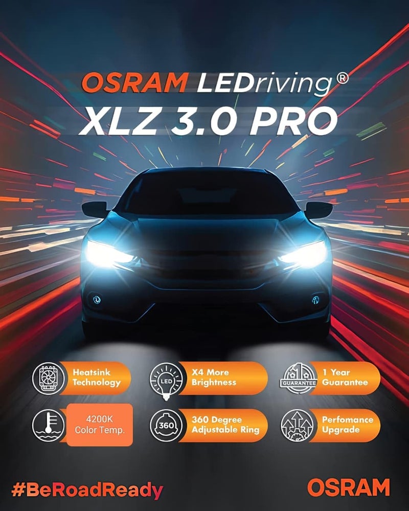 OSRAM مصباح أمامي LED للسيارة I6211 أبيض دافئ (I6211WW) - Image 4