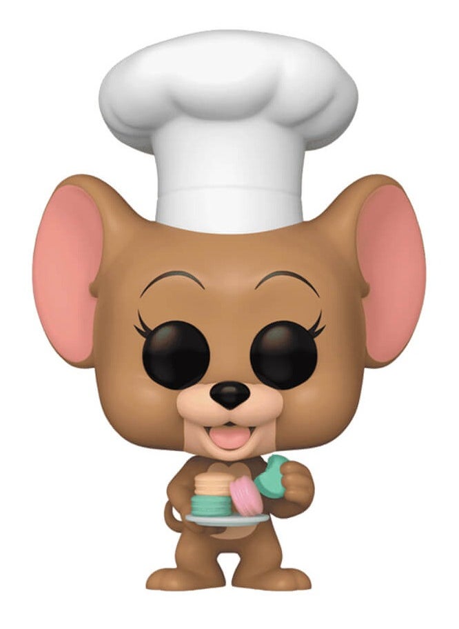 Funko Funko Pop! Cartoon Animation: WB - Tom & Jerry - Jerry with Macaron #1658  - Image 1