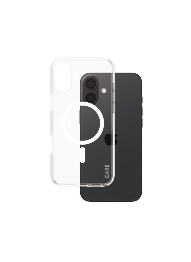 PanzerGlass - PanzerGlass CARE FlagShip MagSafe Case for Apple iPhone 16 Plus 6.7" 2024| 15-Ft Drop Protection, Anti-Yellowing, Slim Profile, Raised Camera Bezel, MagSafe Compatible - Clear / White - Image 1