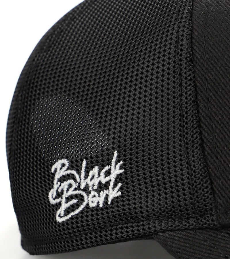 Black Börk BlackBörk V1 Trucker See You Later Never- Unisex Black Hat (Cap) with 2 Code Logo