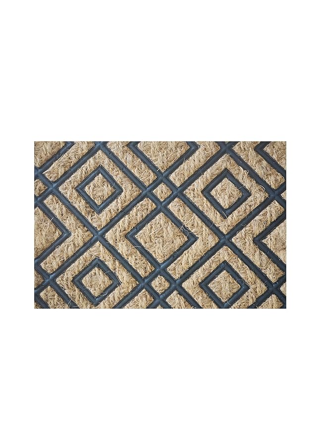 أوركيد سجادة باب مصبوبة طبيعية من بنما مقاس 40×60 سم، مضادة للانزلاق وممتصة للأوساخ، سجادة أرضية للباب الأمامي والخلفي مصنوعة من ألياف جوز الهند الطبيعية بنسبة 100% ومقاومة للعوامل الجوية وصديقة للبيئة، سجادة مدخل Rb 6741 - Image 4