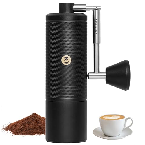 Timemore C5 ESP PRO Manual Coffee Grinder 50 Adjustable Settings 42mm Stainless Steel Burr Hand Coffee Grinder with Fordable Handle All Metal for Espresso French Press Pourover 30g Capacity - Image 1