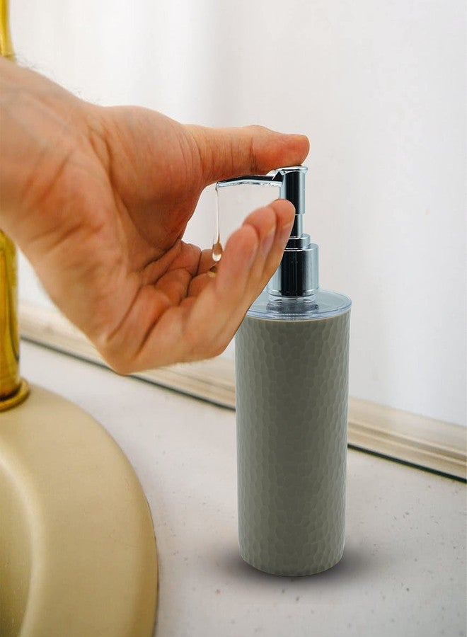 Shenron Plastic Refillable Hand Soap Dispenser | Unbreakable Liquid Soap/Shampoo/Hand Wash/Lotion Dispenser Bottle for Kitchen, Wash-Basin and Bathroom| Grey Color| Set of 1, 250 Ml - Image 5