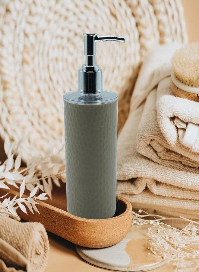 Shenron Plastic Refillable Hand Soap Dispenser | Unbreakable Liquid Soap/Shampoo/Hand Wash/Lotion Dispenser Bottle for Kitchen, Wash-Basin and Bathroom| Grey Color| Set of 1, 250 Ml - Image 4