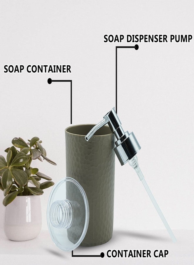 Shenron Plastic Refillable Hand Soap Dispenser | Unbreakable Liquid Soap/Shampoo/Hand Wash/Lotion Dispenser Bottle for Kitchen, Wash-Basin and Bathroom| Grey Color| Set of 1, 250 Ml - Image 2