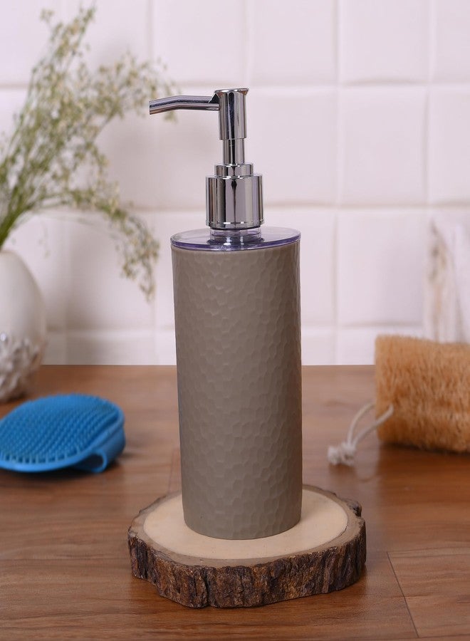 Shenron Plastic Refillable Hand Soap Dispenser | Unbreakable Liquid Soap/Shampoo/Hand Wash/Lotion Dispenser Bottle for Kitchen, Wash-Basin and Bathroom| Grey Color| Set of 1, 250 Ml - Image 1