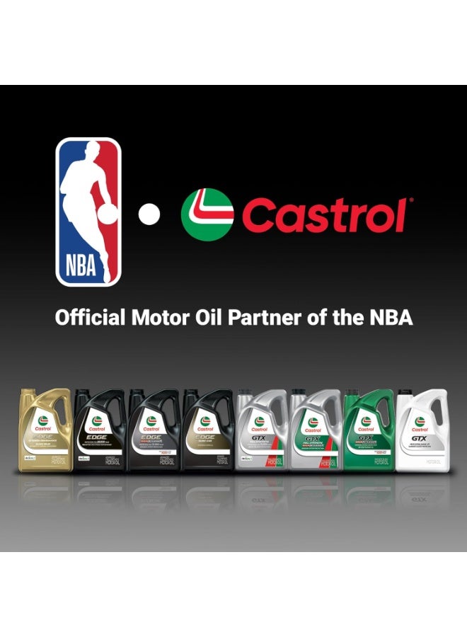 Castrol Edge High Mileage 0W-20 Advanced Full Synthetic Motor Oil, 5 Quarts - Image 2