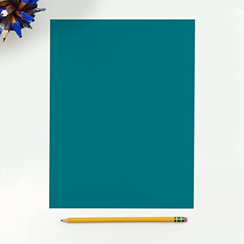 LUXPaper 8.5" x 11" Cardstock | Letter Size | Teal | 100lb. Cover (183lb. Text) | 50 Qty - Image 3