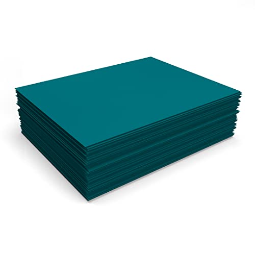 LUXPaper 8.5" x 11" Cardstock | Letter Size | Teal | 100lb. Cover (183lb. Text) | 50 Qty - Image 4