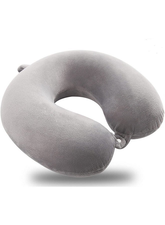 Fluffy's Luxurious Portable Travel Pillow - Perfect Neck Support Pillow, Luxury Compact & Lightweight Quick Pack for Camping,Sleeping Rest Cushion (Grey) (Grey) - Image 1