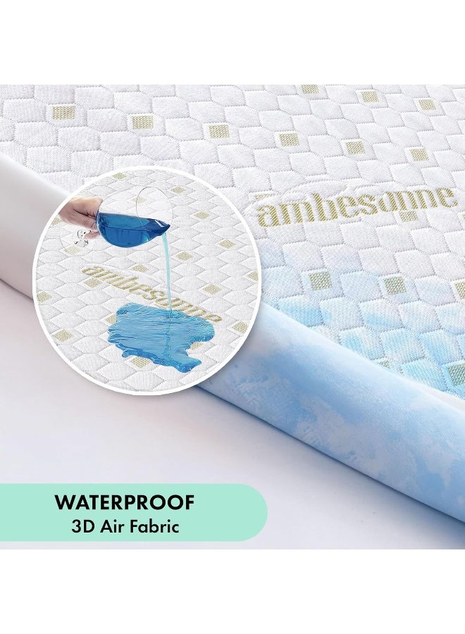 Ambesonne Ambesonne Fitted Nonslip 100% Waterproof Mattress Protector - Image 2