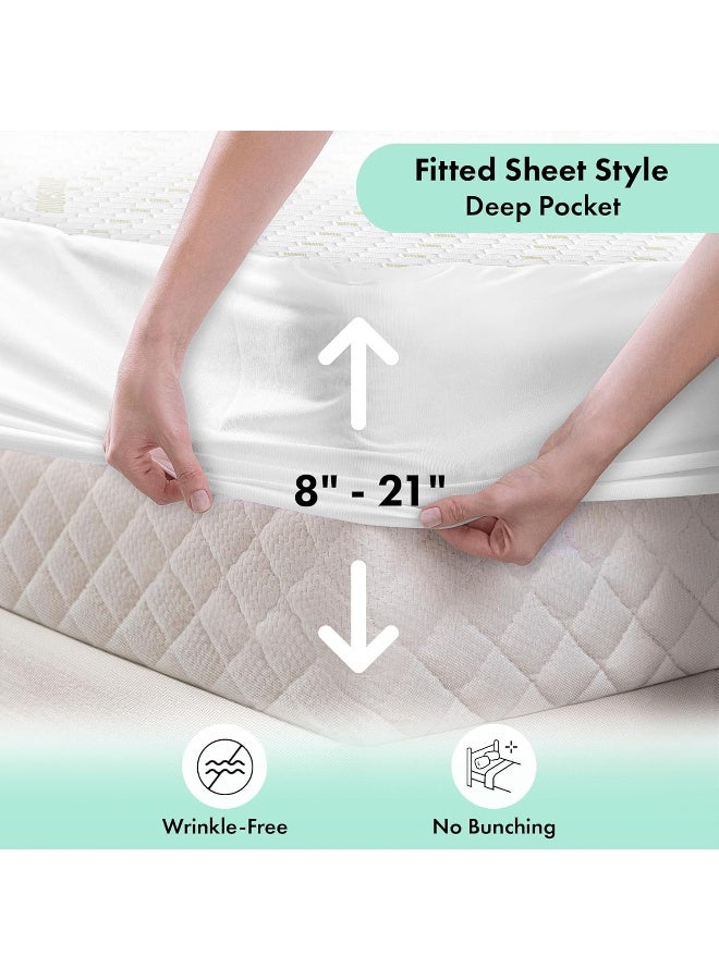 Ambesonne Ambesonne Fitted Nonslip 100% Waterproof Mattress Protector - Image 3