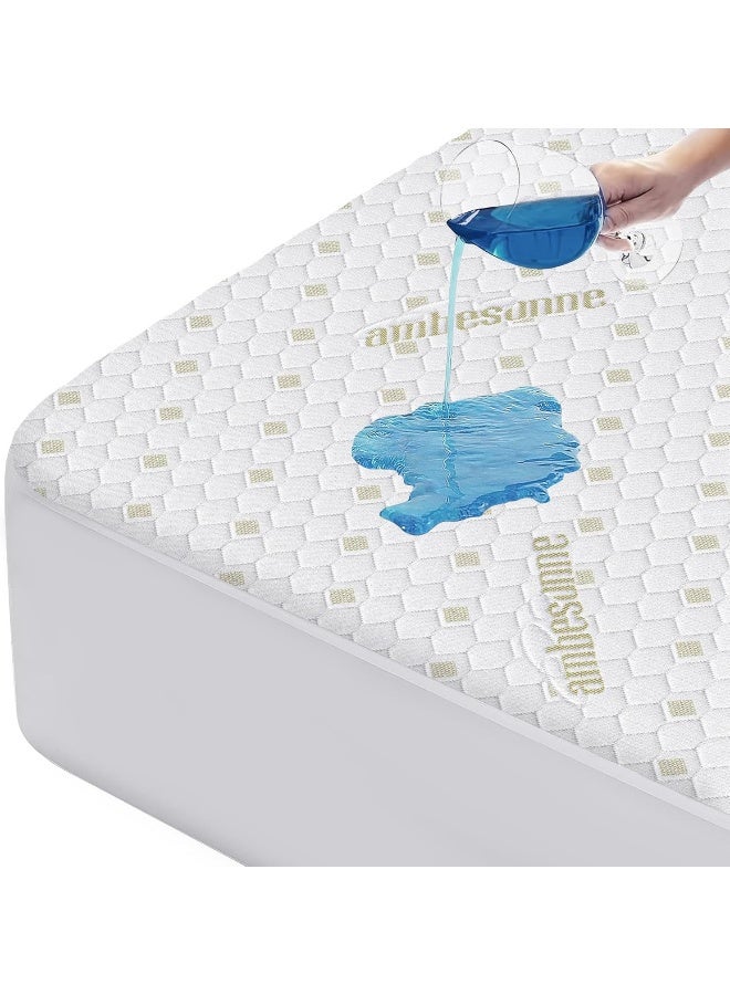 Ambesonne Ambesonne Fitted Nonslip 100% Waterproof Mattress Protector - Image 1