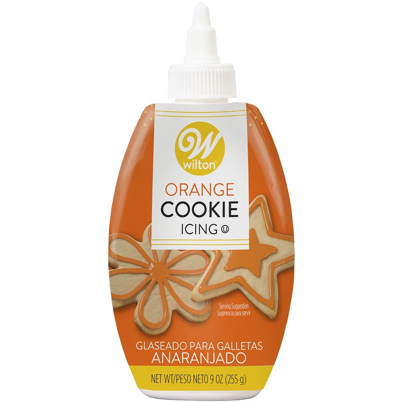 Wilton Cookie Icing FastDrying Squeeze Bottle Icing for Decorating Sugar Cookies  Gingerbread 75 oz Orange Packaging May Vary - Image 3