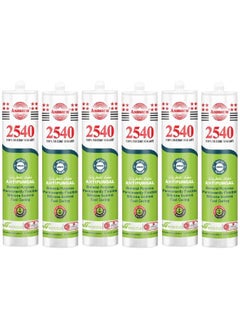 Asmaco Asmaco 2540 Silicone Sealant - Beige - 280 Ml - Set of 06 