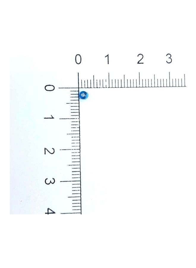إسكدنيا عبوة من 100 خرزة زجاجية مستديرة 0.3سم - Image 3