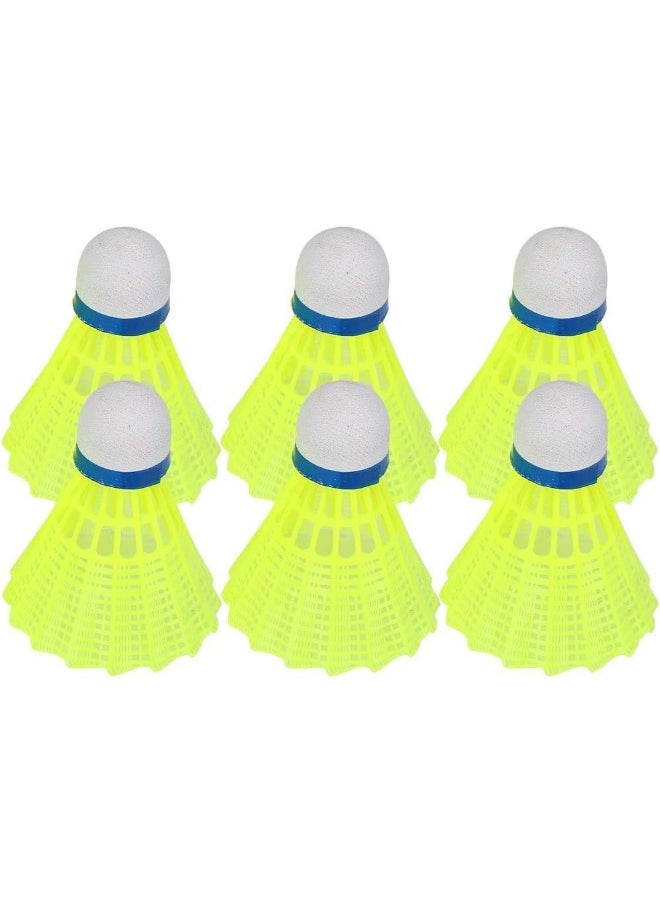 ECVV Shuttlecocks Badminton - Durable and Stable High Speed Shuttlecock Birdie Balls Set for Professional Training Or Family Outdoor Sports | 6 Pack  - Image 1