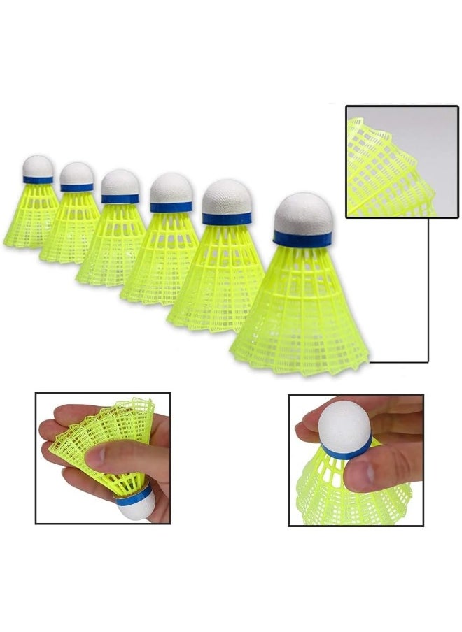 ECVV Shuttlecocks Badminton - Durable and Stable High Speed Shuttlecock Birdie Balls Set for Professional Training Or Family Outdoor Sports | 6 Pack  - Image 4